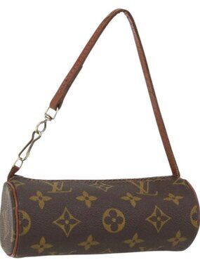 LOUIS VUITTON Monogram Papillon Pouch LV Auth 169829